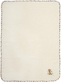 Κουβέρτα Πικέ Κούνιας (100x160) Dimcol Giraffe 173 Ecru-Multi