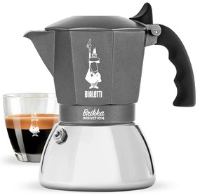 Ιταλικη καφετιερα Bialetti Brikka Ασημί Αλουμίνιο