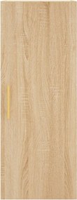 vidaXL Ντουλάπι Τοίχου Sonoma Δρυς 34,5 x 34 x 90 εκ.