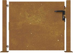 vidaXL Πόρτα Κήπου από Ατσάλι Corten 100x75 εκ.