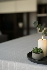 Stewehome Τραπεζομάντηλο με σχέδιο λινάτσας από πολυεστέρα με ορθογώνιο σχήμα 160x220 cm