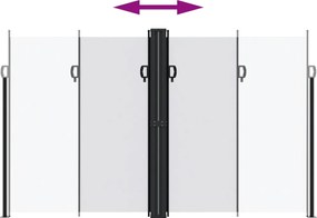 vidaXL Σκίαστρο Πλαϊνό Συρόμενο Λευκό 200 x 300 εκ.