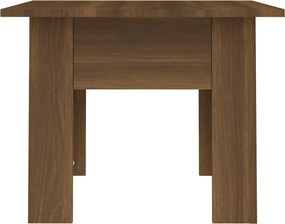 vidaXL Τραπεζάκι Σαλονιού Καφέ Δρυς 55x55x42 εκ. Επεξεργασμένο Ξύλο