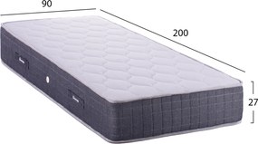 ΣΤΡΩΜΑ DREAMTOPIA CLOUD9 HM656.90-200 BONNELL SPRING 90x200x27Υ εκ.