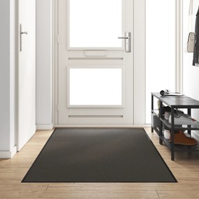 vidaXL Πατάκι πόρτας Ορθογώνιο Ανθρακί 120x250 εκ.