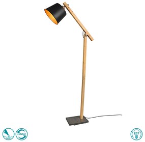 Φωτιστικό Δαπέδου Trio Lighting Harris 412700132 Μαύρο Ματ