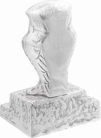 vidaXL Βιβλιοστάτες 2 pcs Ασημί 12 x 9 x 19 εκ. Αλουμίνιο