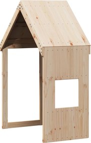 vidaXL Κουκέτα με Οροφή 90x190 εκ. από Μασίφ Ξύλο Πεύκου