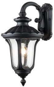 Φανάρι Απλίκα Φωτιστικό Τοίχου 1xE27 Μαύρο IP44 47cm Chicago CC2-S-BK Elstead Lighting-CC2-S-BK-Μαύρο CC2-S-BK