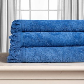 Πετσέτα Χεριών (40x60) Silk Fashion Alicia 520gsm Μπλε