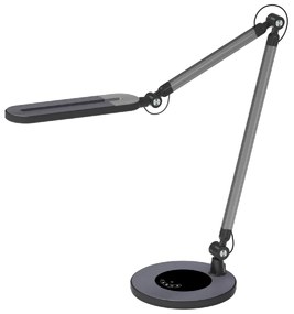 ΦΩΤΙΣΤΙΚΟ ΓΡΑΦΕΙΟΥ LED BLAIN PRO HM4462.02 ΜΑΥΡΟ-ΓΚΡΙ ABS 57,4x51,1Υεκ.