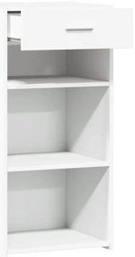 vidaXL Συρταριέρα Λευκή 45x42,5x93 εκ. από Επεξεργασμένο Ξύλο