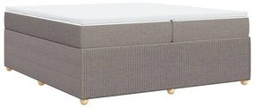 ΚΡΕΒΑΤΙ BOXSPRING ΜΕ ΣΤΡΩΜΑ TAUPE 200X200 ΕΚ. ΥΦΑΣΜΑΤΙΝΟ 3285599