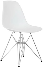 Καρέκλα Fiore Metal-Leuko (4) τεμάχια