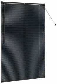 vidaXL Ρολό Παραθύρου με κουρτίνες Άλλο Μαύρο 80 x 130 εκ Αλουμίνιο