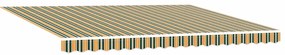 vidaXL Σκηνίτσα Αναδιπλούμενη with 450 x 300 εκ Πράσινο και κίτρινο