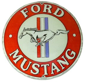 Μεταλλική πινακίδα Ford Mustang