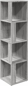 vidaXL Corner Cabinet 33 x 33 x 132 cm Engineered wood Γκρι Sonoma