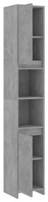 Στήλη Μπάνιου Γκρι του Σκυροδέματος 30x30x183,5 εκ. Μοριοσανίδα - Γκρι