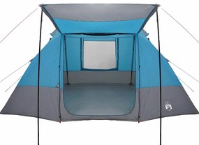 vidaXL Σκηνή Camping Μπλε 482 x 360 x 227 εκ Πολυεστέρας