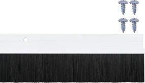 vidaXL Σφραγίδες πόρτας με βούρτσες που προσαρτώνται 6 pcs Λευκό