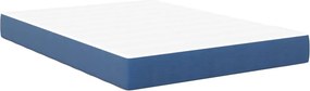 vidaXL Στρώμα Κρεβατιού με στρώμα Μπλε 160 x 200 cm ύφασμα