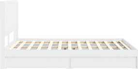 vidaXL Καλάθι με αποθήκη και κεφαλάρι Λευκό 160 x 200 cm