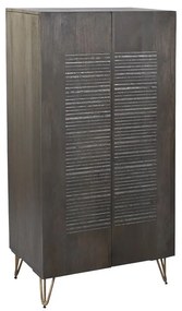 Ντουλάπι DKD Home Decor Καφέ Μέταλλο Ξύλο από Μάνγκο 70 x 45 x 142 cm