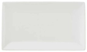 Πιατέλα Σερβιρίσματος Ορθογώνια White Basics AX0522 34x19cm White Maxwell&amp;Williams Porcelain