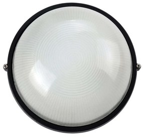 Φωτιστικό Οροφής-Πλαφονιέρα VK/01015/B 19,2x10,7cm 60W E27 IP44 Black VKLed Plastic