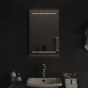 vidaXL Καθρέφτης Μπάνιου με LED 40x60 εκ.