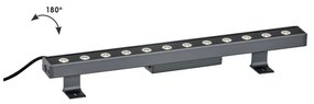 Προβολέας Γραμμικός Wall Washer Marvel 4187300 LED 14W 3200K 635Lm 60x6,3cm Dark Grey Viokef