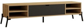 Έπιπλο Τηλεόρασης Santa 835PUQ3083 160x40x36cm Oak-Antracite