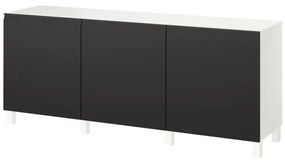 BESTÅ σύνθεση αποθήκευσης με πόρτες, 180x42x74 cm 295.693.41