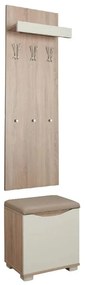 MATIS Παπουτσοθήκη με κρεμάστρα PA 2 MDF Δρυς Matis100233