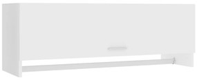 vidaXL Ντουλάπα Λευκή 100 x 32,5 x 35 εκ. από Μοριοσανίδα