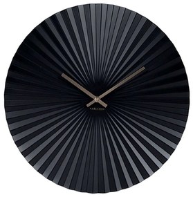 Ρολόι Τοίχου KA5657BK Sensu D40cm Steel Black Karlsson Μέταλλο