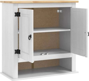 vidaXL Κρεμαστό ντουλάπι Corona Λευκό 70 x 33 x 71,5 εκ.