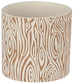 Κασπώ Κορμός 06-00-24514 Φ17x15cm Ecru-Brown Marhome Ceramic
