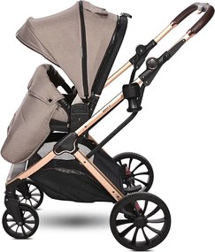 BABY STROLLER GLORY PEARL BEIGE+ADAPTERS