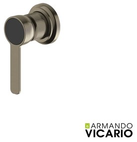 Μίκτης Εντοιχισμού 1 Εξόδου Armando Vicario Lumiere Black Brushed 516050-410