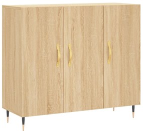 vidaXL Ντουλάπι Sonoma δρυς 90x34x80 εκ. Επεξεργασμένο Ξύλο