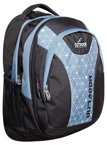 KALGAV τσάντα πλάτης &quot;Black blue stone&quot; με θήκη για laptop/tablet Υ47x19,5x33εκ.  τμχ.