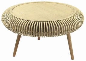 Τραπεζάκι Bamboo Natural Art Et Lumiere 75x35εκ. 14880