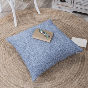 Μαξιλαροθήκη Διακοσμητική Δαπέδου Milazzo 05 Blue Teoran 65Χ65 Cotton-Polyester