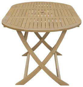 vidaXL Τραπέζι Κήπου Πτυσσόμενο 160x85x75 εκ. Μασίφ Ξύλο Ακακίας