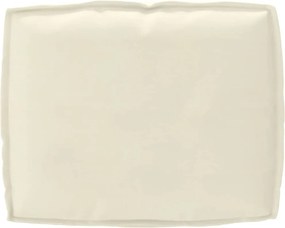 vidaXL Μαξιλάρι Κρεμ 50 x 40 x 12 cm Ύφασμα Όξφορντ