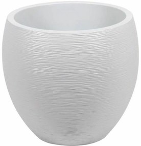 Βάζο Λουλουδιών EDA Graphit Στρόγγυλο Λευκό Ø 50 cm