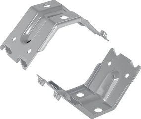 vidaXL Βραχίονας 2 pcs Επικαλυμμένο με ψευδάργυρο 106 x 55 x 1,5mm