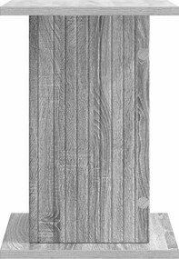 vidaXL Βάση φυτών 2 τμχ. Γκρι Sonoma 30,5 x 30 x 43 εκ